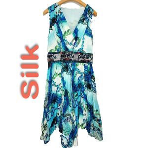 Women's Silk Size XXS Sleeveless Strap Slip Dress SCK215